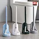 Home Hotel Removable Plastic PP Toilet Cleaning Brush With Holder